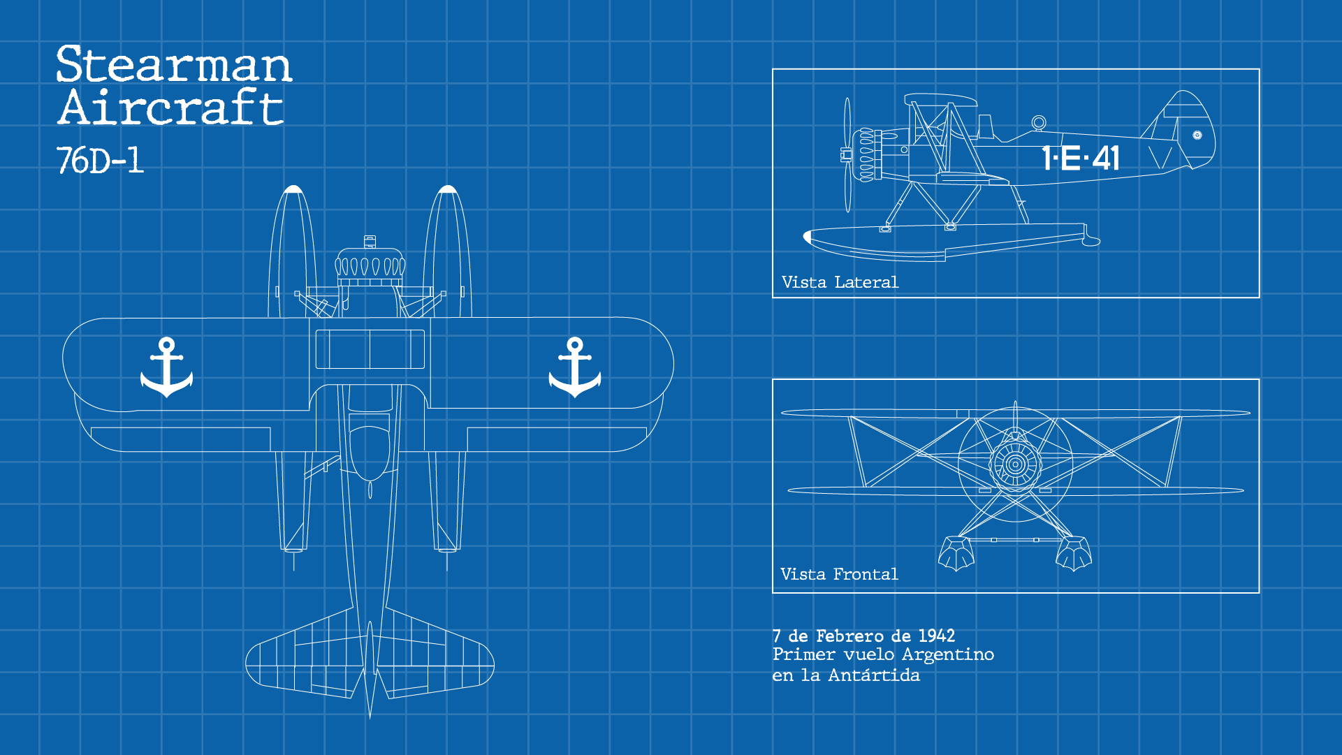 1. STEARMAN AIRCRAFT 76 D-1
